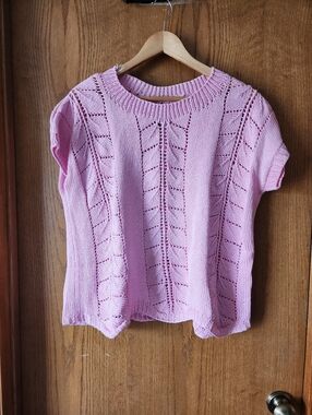 Handknit Sweater Tee